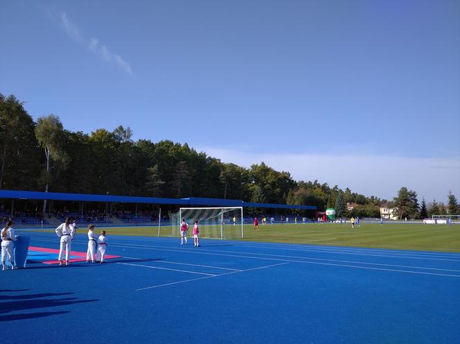 Otwarcie inwestycji sportowych w Tomaszowie Lubelskim - stadion OSiR