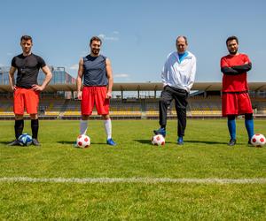 Barwy szczęścia odc. 2889: Darek Janicki (Andrzej Niemyt), Marek (Marcin Perchuć), Damian (Michał Lesień-Głowacki), Marcin Kodur (Oskar Stoczyński)