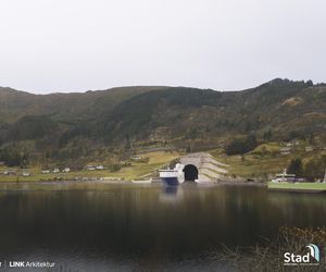 Wizualizacja tunelu dla statków w Norwegii