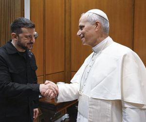 Prezydent Zełenski w Watykanie. Papież Leon XIV przyjął go na audiencję