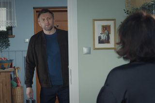 M jak miłość odc. 1813. Bartek (Arkadiusz Smoleński), Marysia (Małgorzata Pieńkowska)