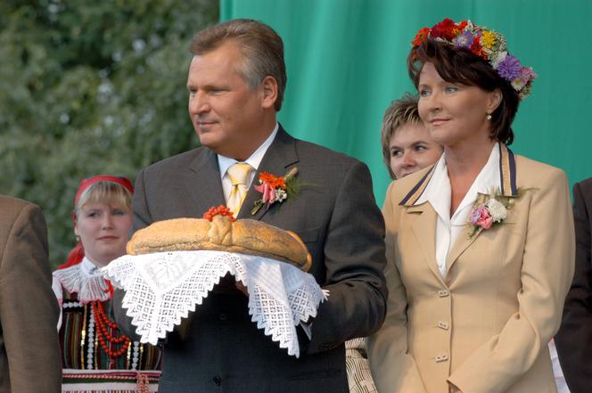 Aleksander Kwaśniewski z żoną Jolantą, 2006r.