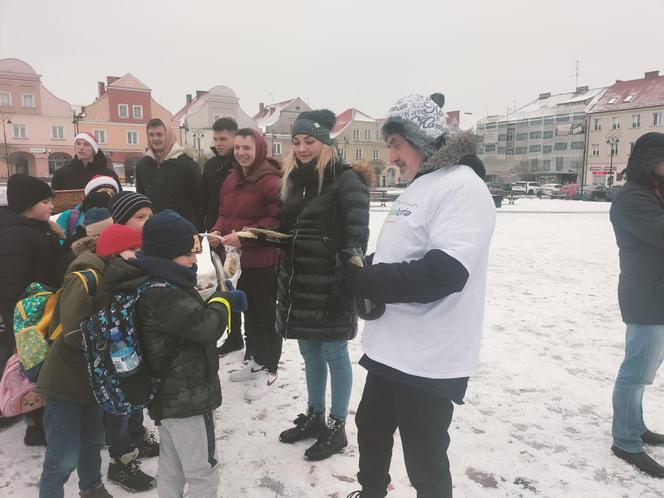 Przyjazna Łomża rozdawała odblaski