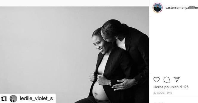 Kontrowersyjna Caster Semenya pokazała ZDJĘCIE żony w ciąży. Jednoznaczne komentarze
