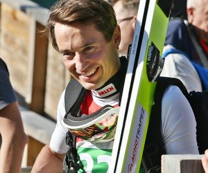 Kamil Stoch podczas konkursu indywidualnego mistrzostw Polski w skokach narciarskich