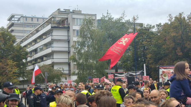 Czarny protest w Warszawie 22 września