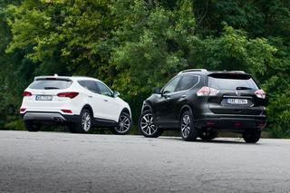 TEST Nissan X-Trail 1.6 dCi AWD Tekna vs. Hyundai Santa Fe 2.2 CRDi AWD Platinum: starcie dużych SUV-ów