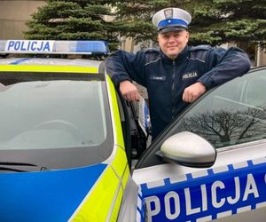 Policjant został ranny, ratując 19-latka, który spadł z dachu