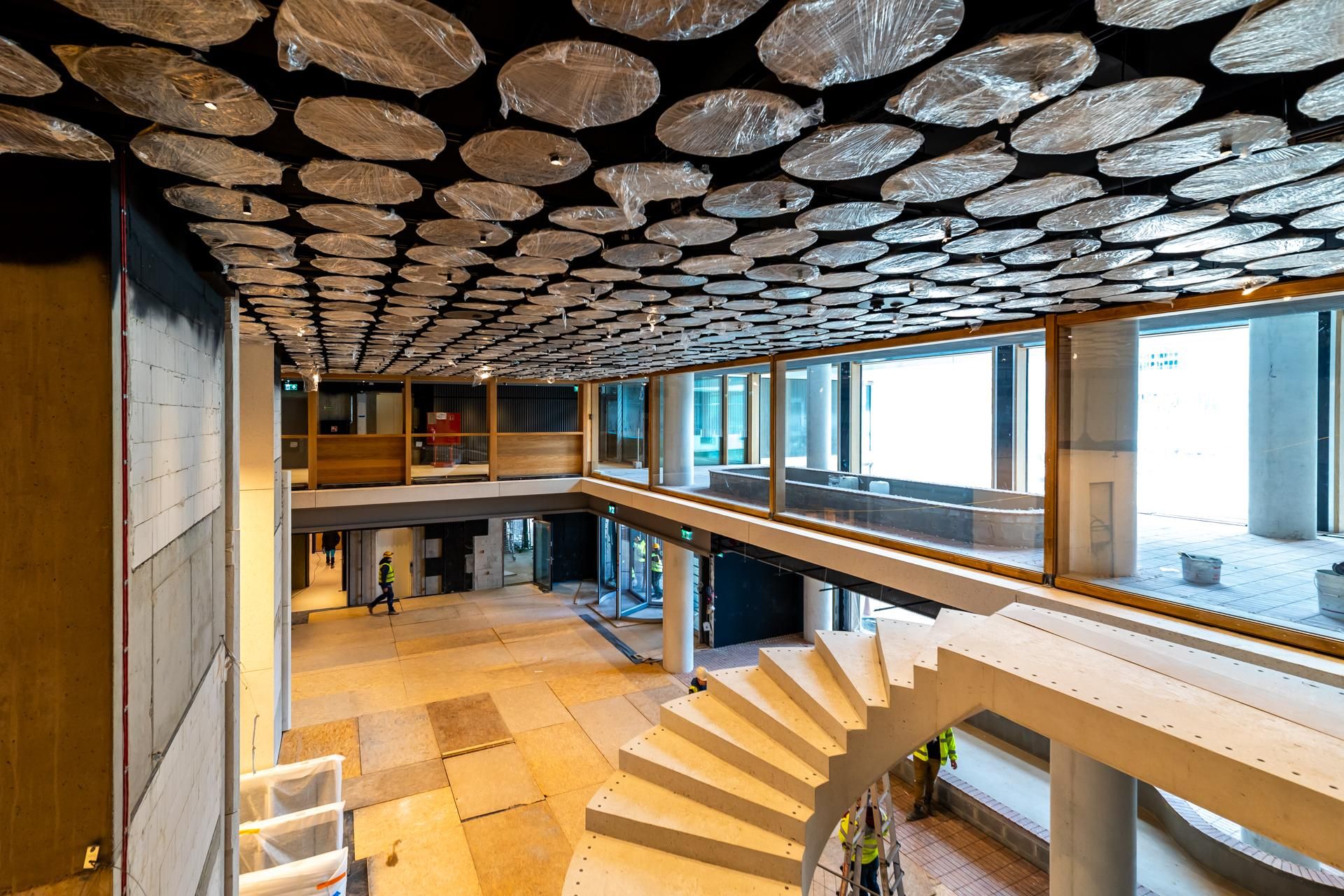 Wnętrze biurowca Office House od Echo Investment