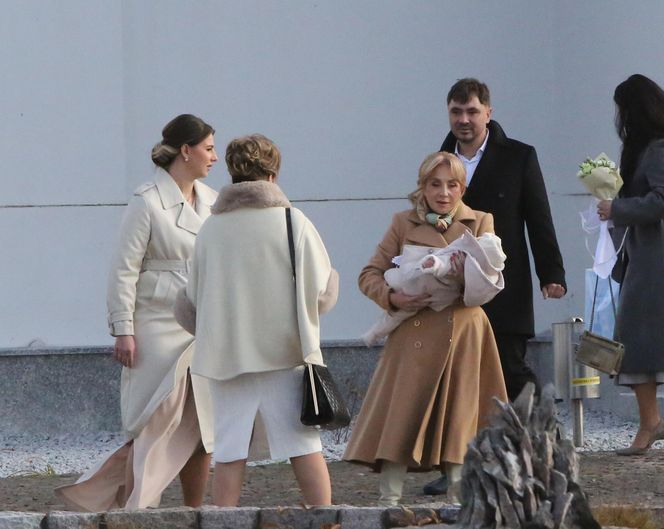 Danuta Martyniuk z ukochanym wnukiem Florianem