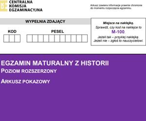 Zobacz arkusze CKE z historii rozszerzonej!