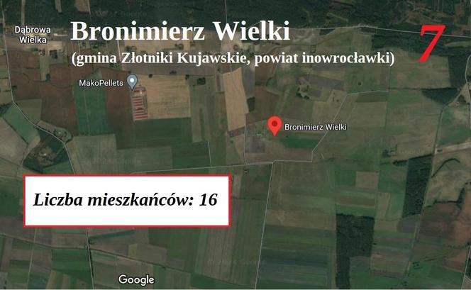 Te wsie Kujawsko-Pomorskiego liczą najmniej mieszkańców