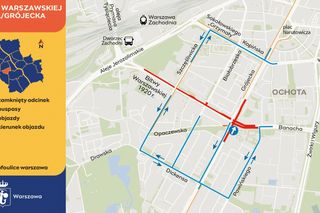 Tramwaj do Dworca Zachodniego w budowie