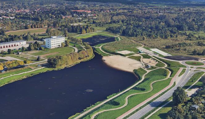 Wodna Dolina w Koszalinie z czerwoną flagą. Wykryto groźną bakterię