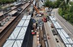 Prace na stacji Warszawa Gdańska (lipiec 2025)