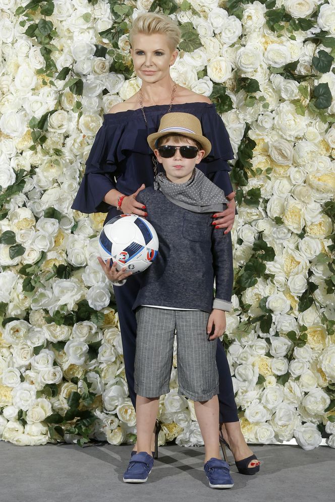 Joanna Racewicz i syn