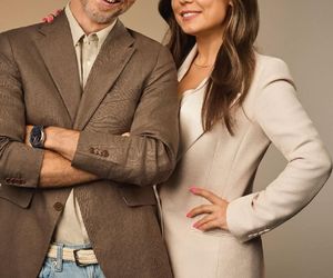 M jak miłość nowy sezon po wakacjach. Magda (Anna Mucha), Andrzej Budzyński (Krystian Wieczorek)