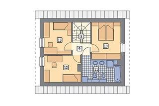 Projekt domu M245 Trafna decyzja (etap II) z kolekcji Muratora - zobacz wizualizacje i plany