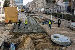 Trwa przebudowa Pasażu Schillera w Łodzi