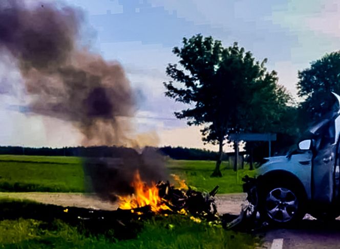 Narzeczeni zginęli w strasznym wypadku w województwie warmińsko-mazurskim