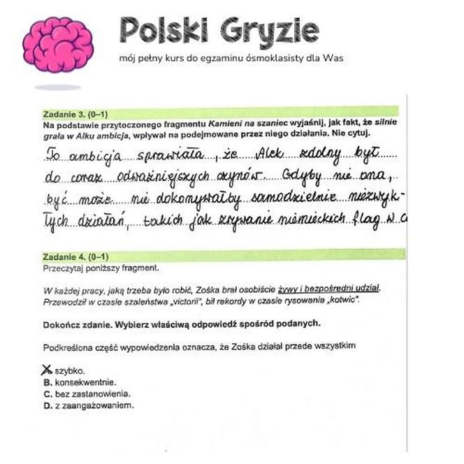 Egzamin ósmoklasisty 2024: polski. Odpowiedzi i arkusze CKE z egzaminu z polskiego [14.05.2024]