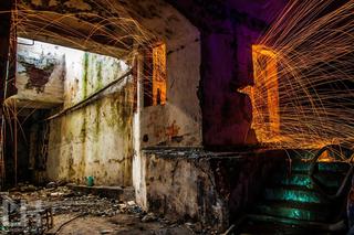 Steel wool photography. Tak maluje się ogniem!