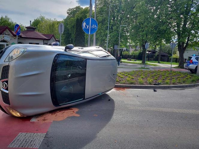 Wypadek na ulicy Konstytucji 3-go Maja w Starachowicach