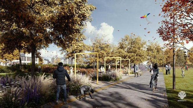 Park linearny nad Południową Obwodnicą Warszawy