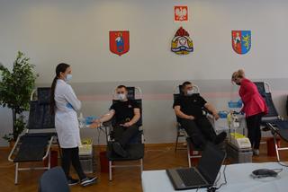 Zamość: Blood challenge - akcja oddawania krwi zorganizowana przez zamojskich strażaków.