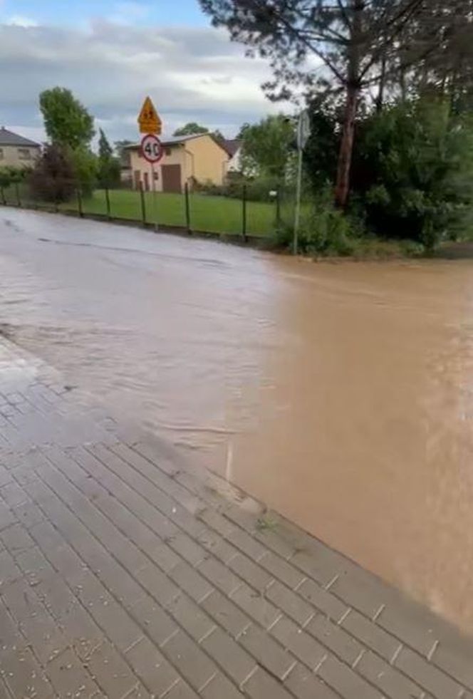 Racibórz znalazł się pod wodą. Wielkie ulewy przeszły nad śląskim miastem