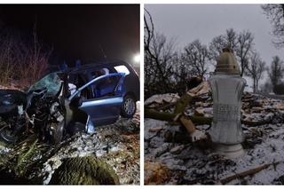 Jechał BEZ PRAWA JAZDY i ŚCIĄŁ DRZEWO samochodem. Horror w Trzebczu Szlacheckim