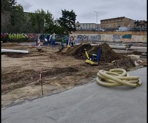 Budowa parkingu przy Ćwiczni w Lesznie