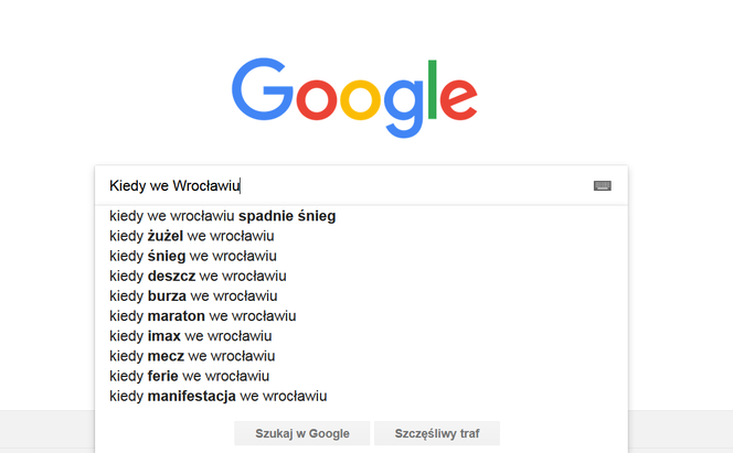 Wrocław w Google