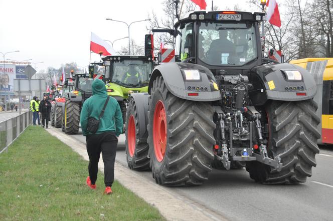 Strajk rolników w Kielcach. 14 marca 2024