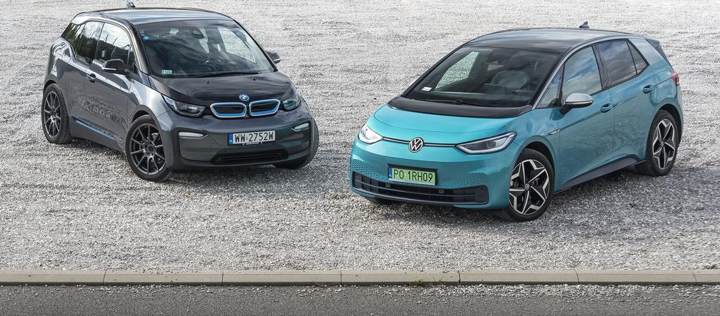 Volkswagen ID.3 1ST 204 KM 58 kWh vs. BMW i3 120 Ah 170 KM
