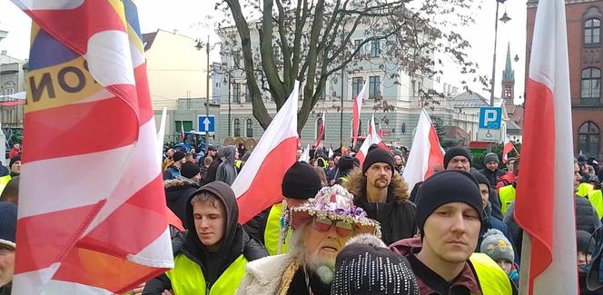 Protest rolników w Bydgoszczy