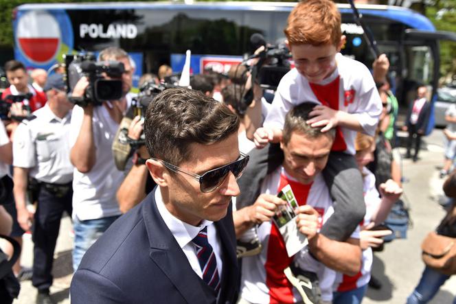 Polska Niemcy, EURO 2016 - Robert Lewandowski we Francji