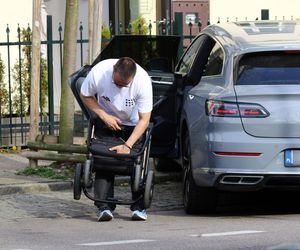 Marcin Hakiel z Dominiką i synkiem Romeo w Sopocie