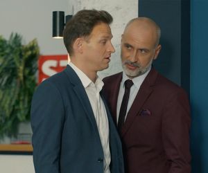 Barwy szczęścia, odcinek 3137: Łukasz Sadowski (Michał Rolnicki), Kornel (Jakub Bohosiewicz)