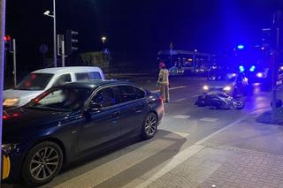 Wypadek na al. Sikorskiego w Olsztynie. Jedna osoba trafiła do szpitala