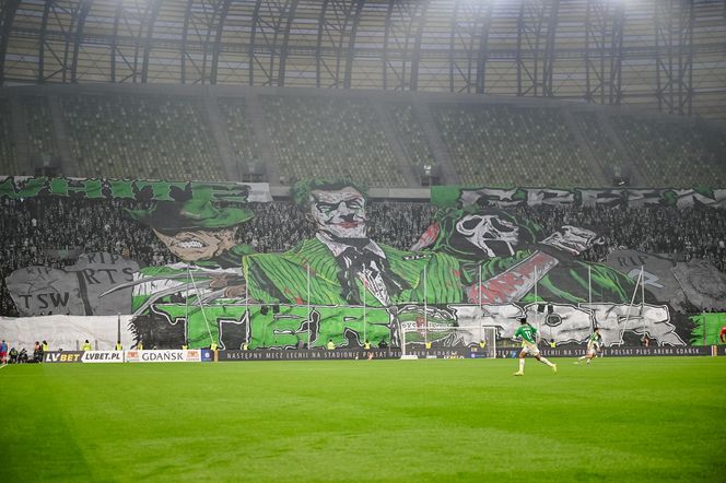 Lechia Gdańsk - Widzew Łódź: Zdjęcia kibiców z meczu 15. kolejki PKO BP Ekstraklasy