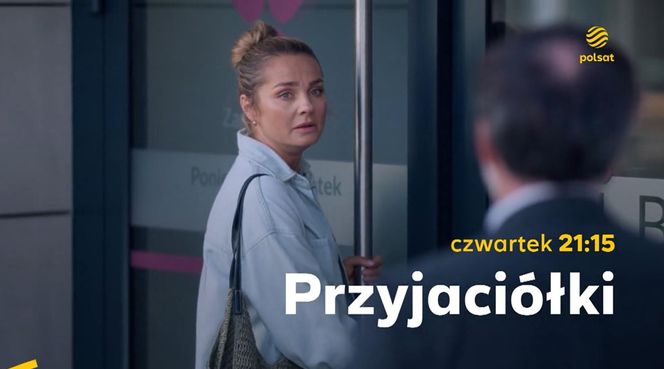 Przyjaciółki, odc. 288. Inga (Małgorzata Socha), Adam Żaba Gocławski (Radosław Krzyżowski)