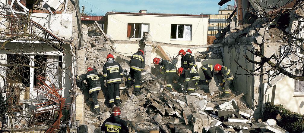 Samobójca wysadził dom