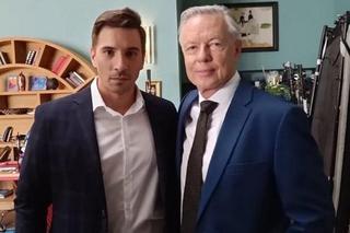 Barwy szczęścia nowy sezon na planie. Tomasz Kępski (Jakub Sokołowski), Henryk (Zbigniew Suszyński)