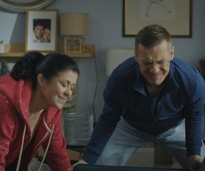 M jak miłość, odcinek 1882. Kinga (Katarzyna Cichopek), Piotrek (Marcin Mroczek)