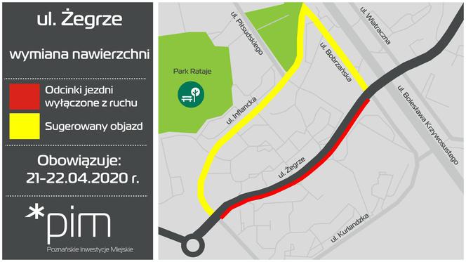 Poznań: Końcówka prac na ulicach Żegrze i Chartowo. Co teraz tam się dzieje?