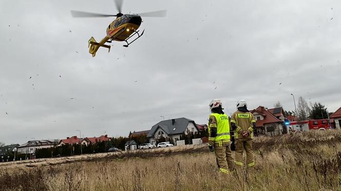 Pod Pruszkowem padły strzały. Ranny mężczyzna trafił do szpitala