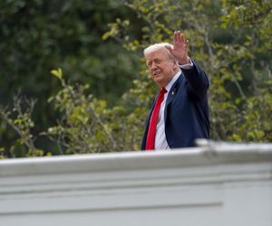 Trump wszedł na dach Białego Domu! Mówił o broni nuklearnej