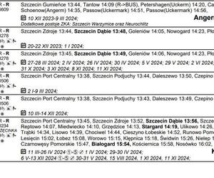 Rozkład jazdy PKP dla stacji Szczecin Główny 