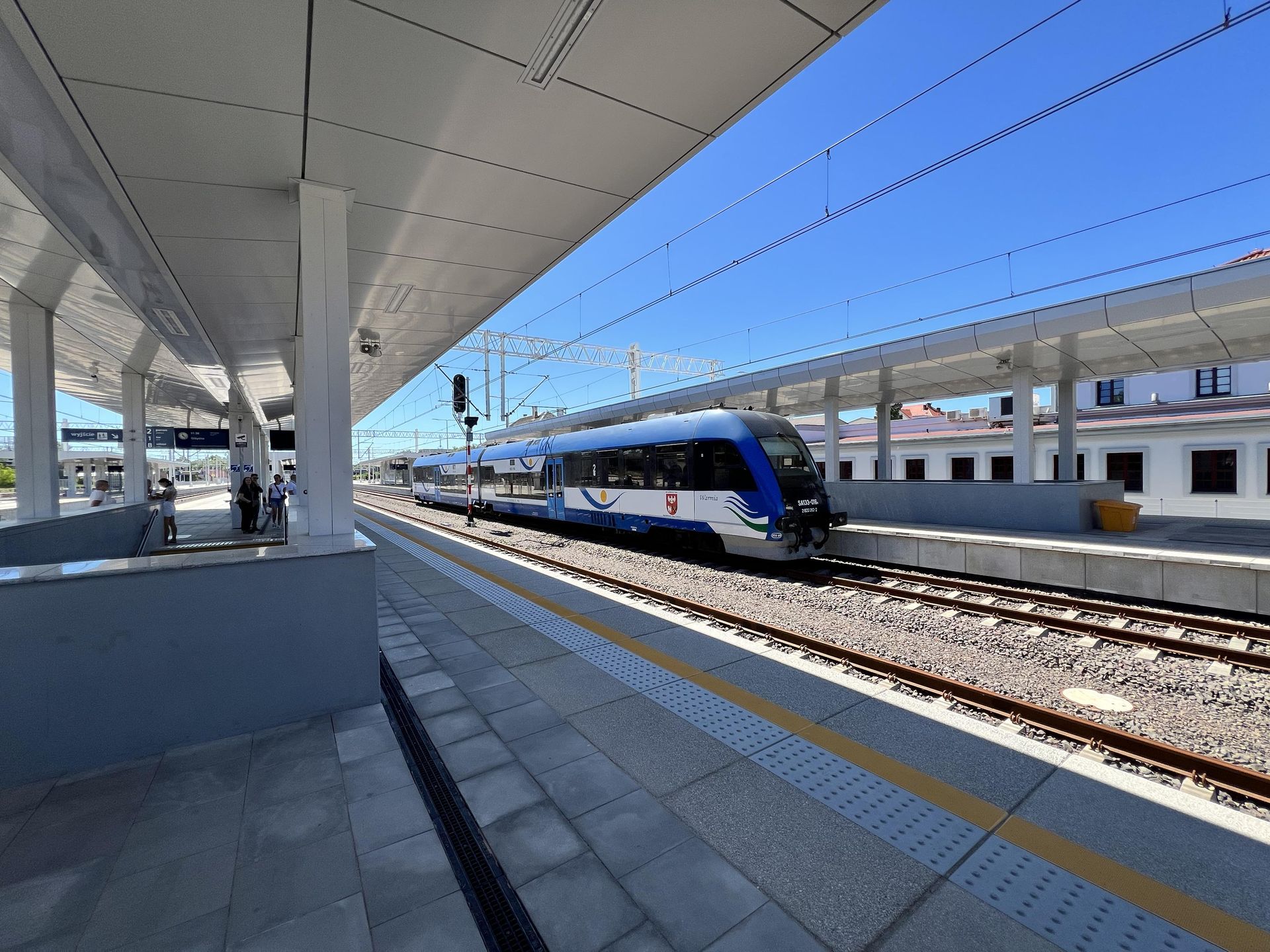 Stacja w Ełku po przebudowie